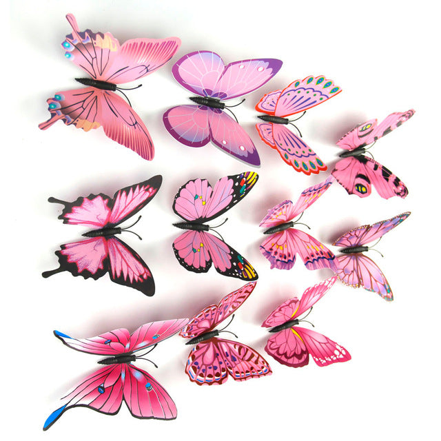 3D Butterfly Wall Sticker Room Decor Decal